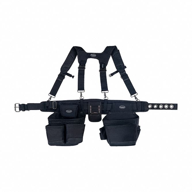ToolRig Black Nylon 52in 19Pockets