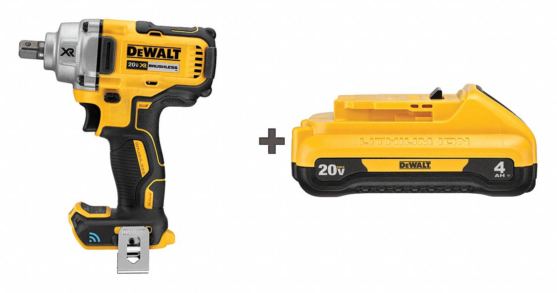 Impact Wrench Cordless Compact 20VDC