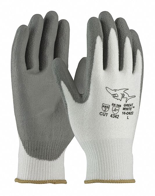Coated Gloves PolyKor Fiber 2XL PK12