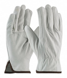 Unlined Leather Drivers Gloves M PK12