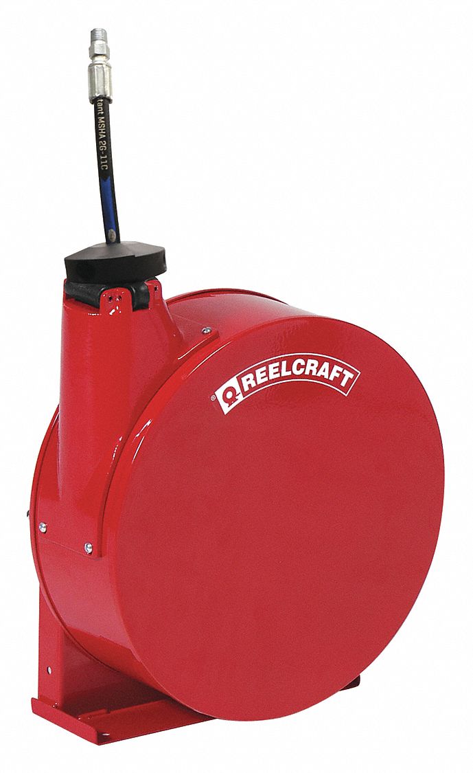 Spring Return Hose Reel 1/4 MNPT 25 ft