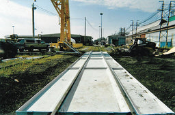 Railcar Track Pan 20 ft Full System