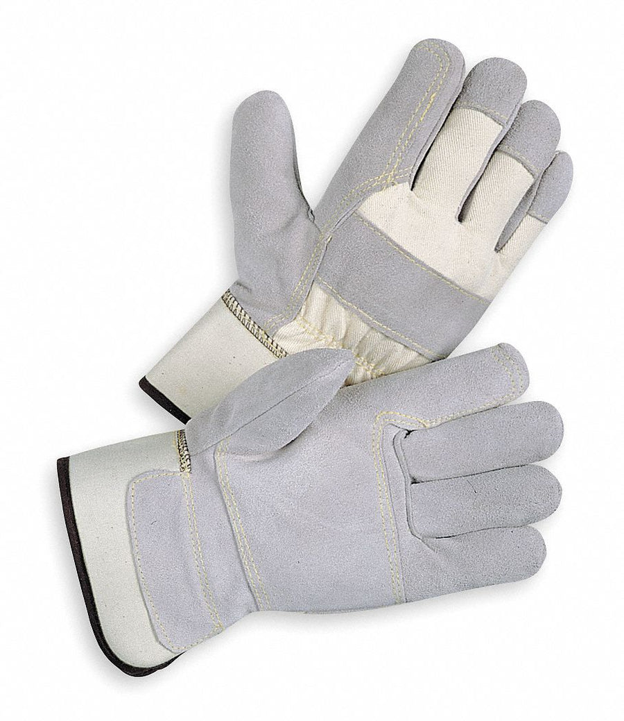 D1582 Leather Gloves Gray M PR