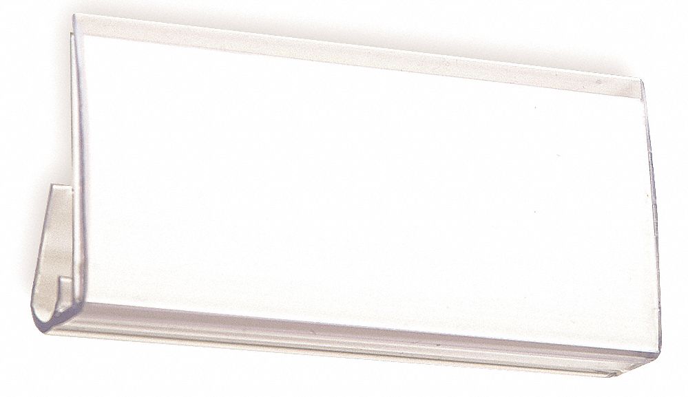 LblHldr Clear Matte Slide-In PK25