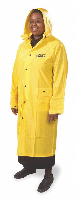 D2282 Rain Coat Unrated Yellow L