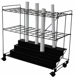 Roll File 36 Compartments Black