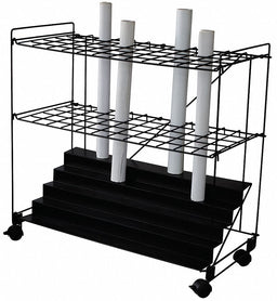 Roll File 60 Compartments Black