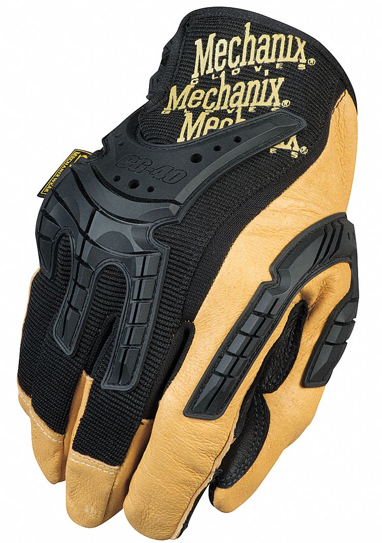 Mechanics Gloves Black/Brown 10 PR