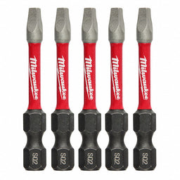 Insert Bit 1/4 Square Recess #2 2 PK5