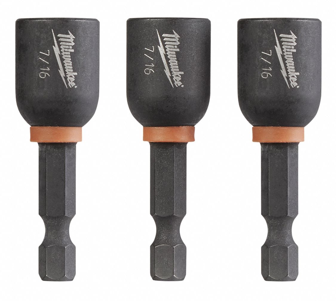 Nutsetter L 1 7/8 Socket 7/16 PK3