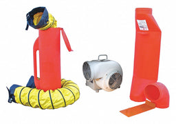 Confined Space Blower Kit Gray 35 W