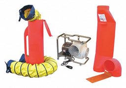 Confined Space Blower Kit Gray 25 W