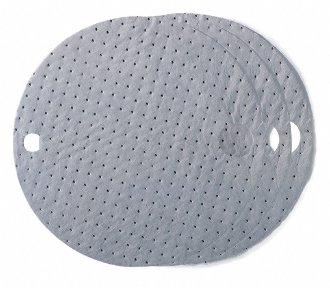 Drum Top Absorb Pad Universal Gray PK25