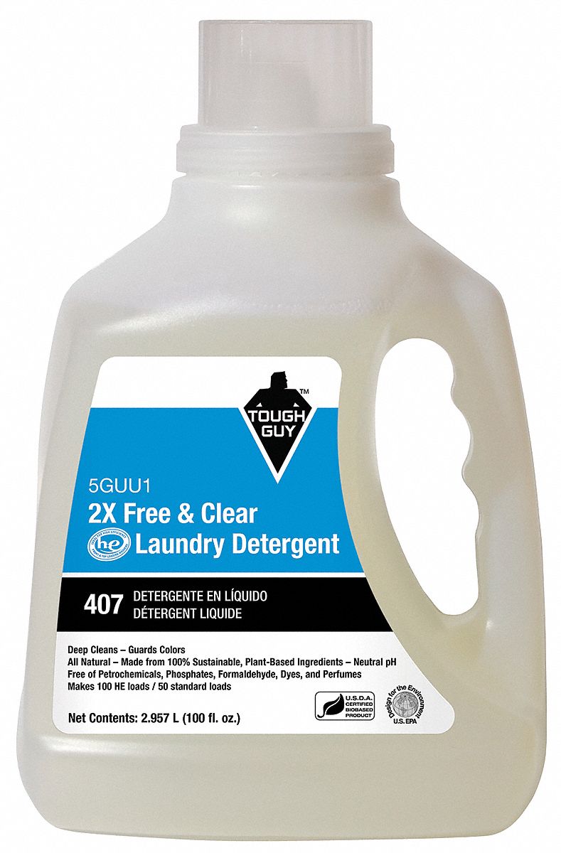 Laundry Detergent Jug Tough Guy 100 oz