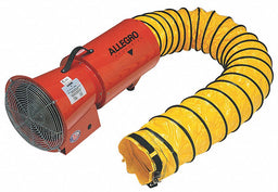 Confined Space Fan Orange 13 5/8 W