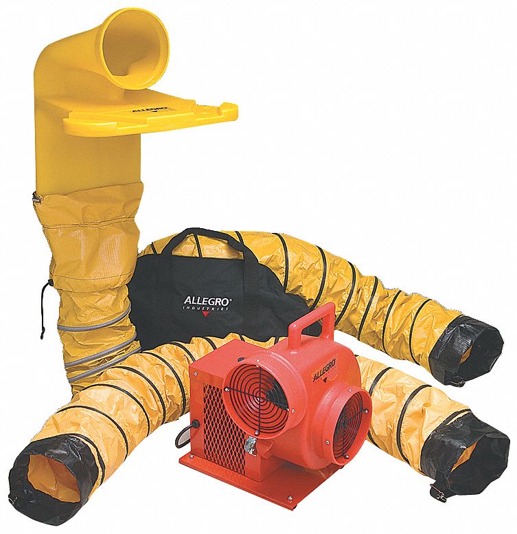 Confined Space Blower Kit Orange 18.5 W