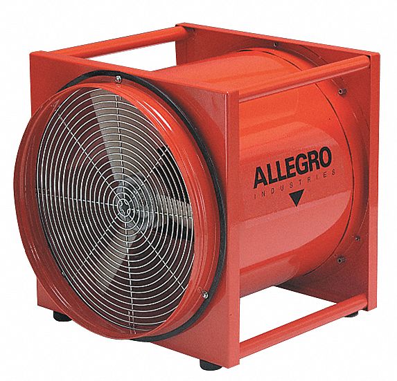 Confined Space Fan Orange 22 W