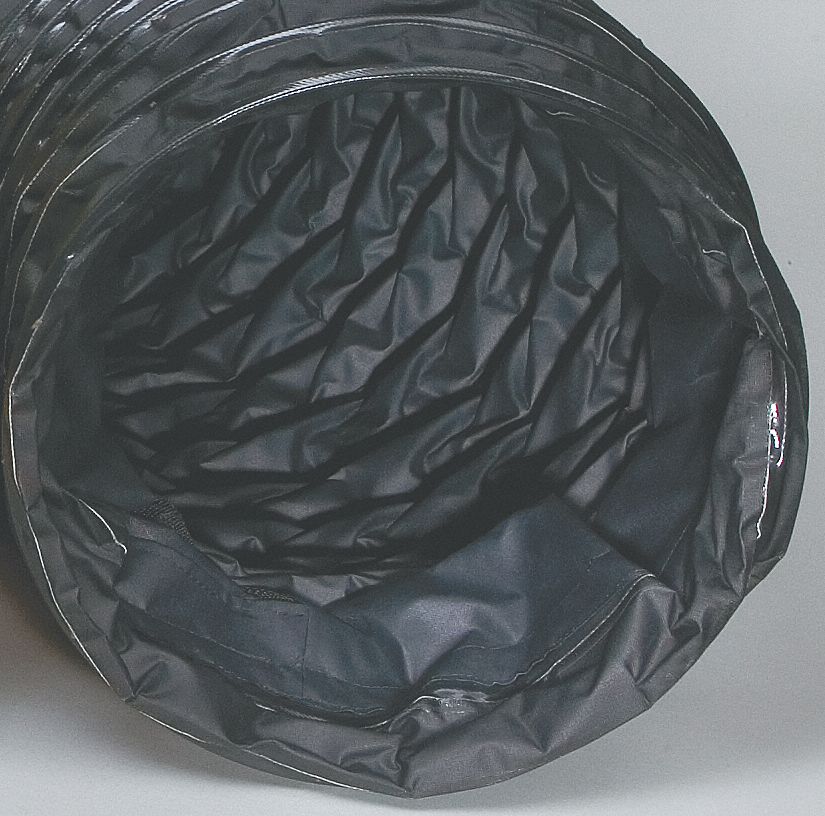 Statically Conductive Duct 15 ft Black