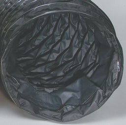 Statically Conductive Duct 15 ft Black