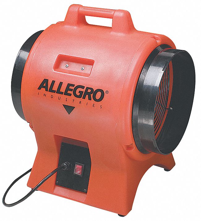 Confined Space Fan Orange 14 W