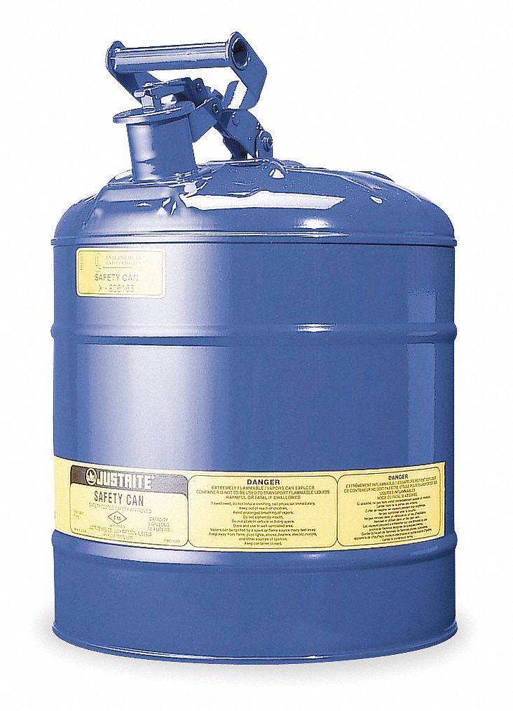 Type I Safety Can 5 gal Blue 16-7/8In H