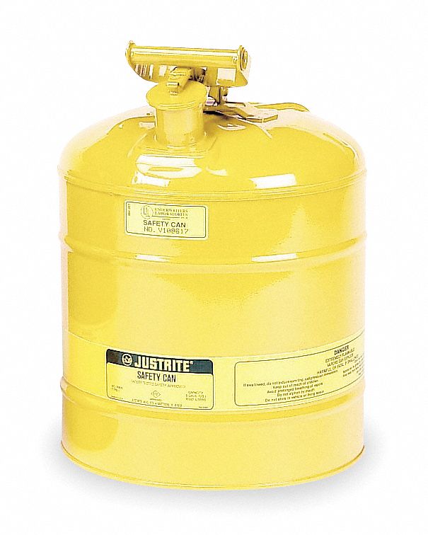Type I Safety Can 5 gal Ylw 16-7/8In H