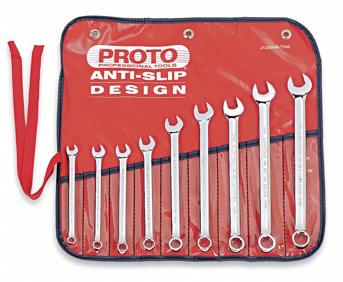 Combo Wrench St Steel Polish Stnrd Ofst