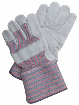 D1562 Leather Gloves Gray L PR