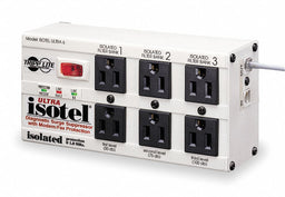 Datacom Surge Protector 6 Outlet Gray