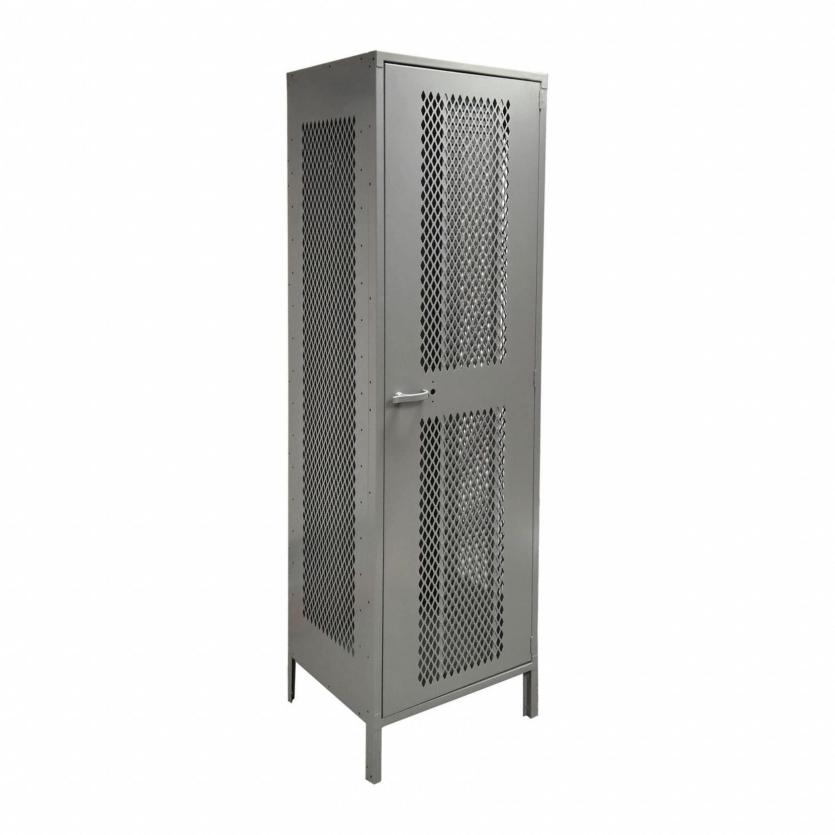 Storage Cabinet 78 x24 x21 DvGry 4Shlv