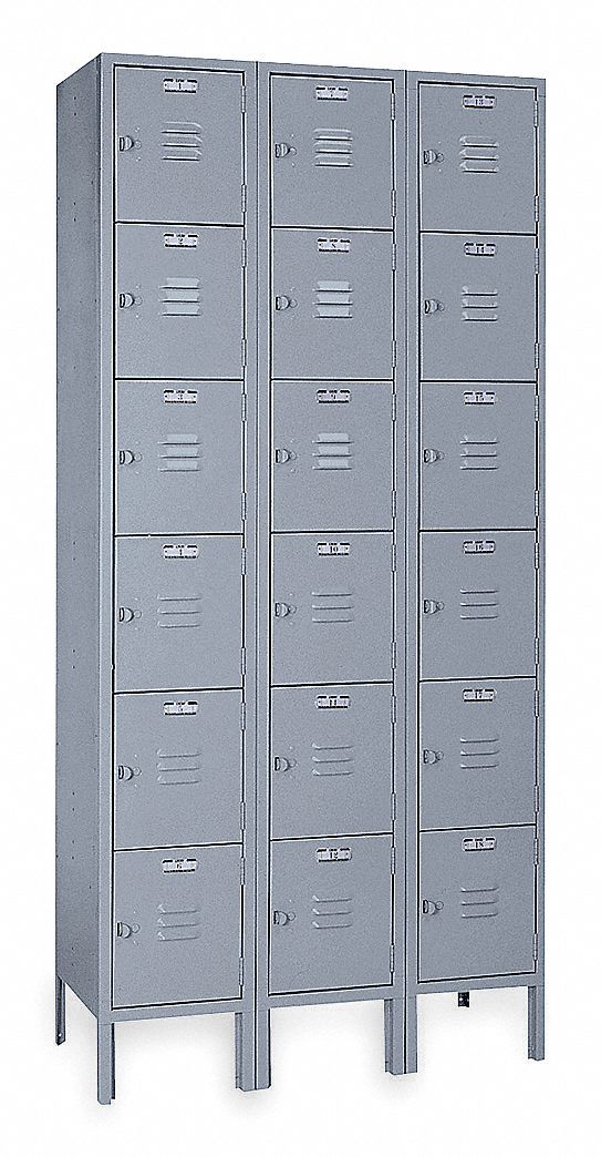 Lckr 6x3Lckr DvGray 78 x36 x12 UnAssm
