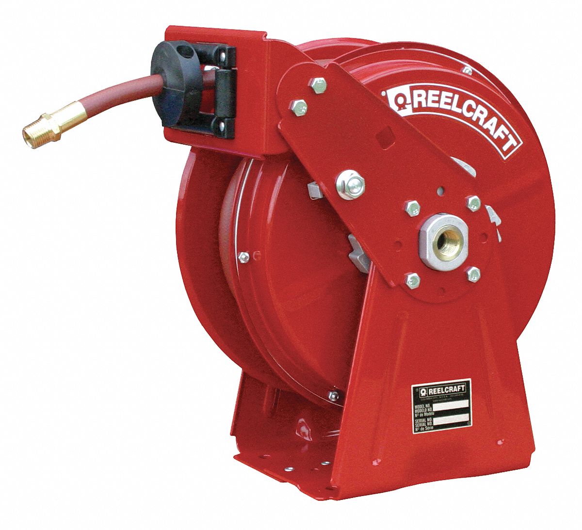 Spring Return Hose Reel 1/4 MNPT 50 ft