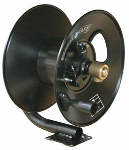 Hand Crank Hose Reel 100 ft 3/8 ID Blck