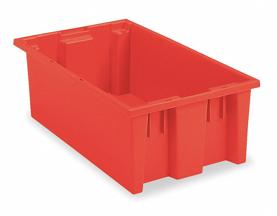 F8966 Stack and Nest Ctr Red Solid Polymer