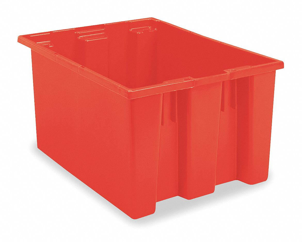 F8962 Stack and Nest Ctr Red Solid Polymer