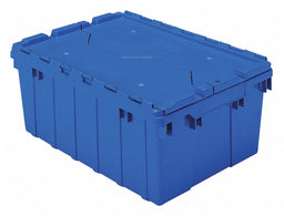 F8960 Attached Lid Ctr Blue Solid Ind Grd Poly