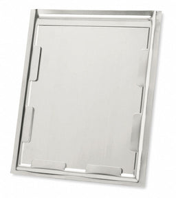 LblHldr Silver Smooth Slide-In PK10