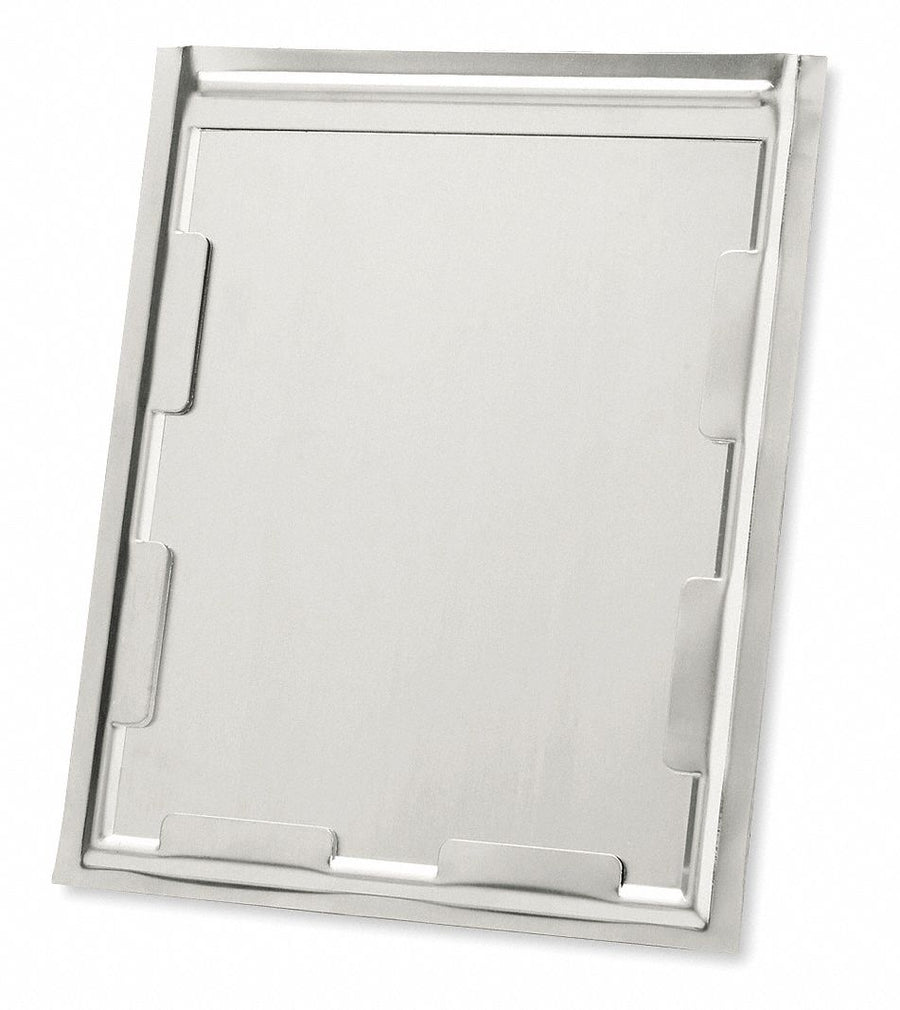 LblHldr Silver Smooth Slide-In PK10