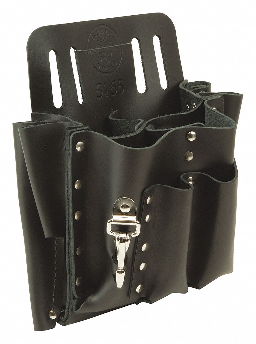 Black Tool Pouch Leather