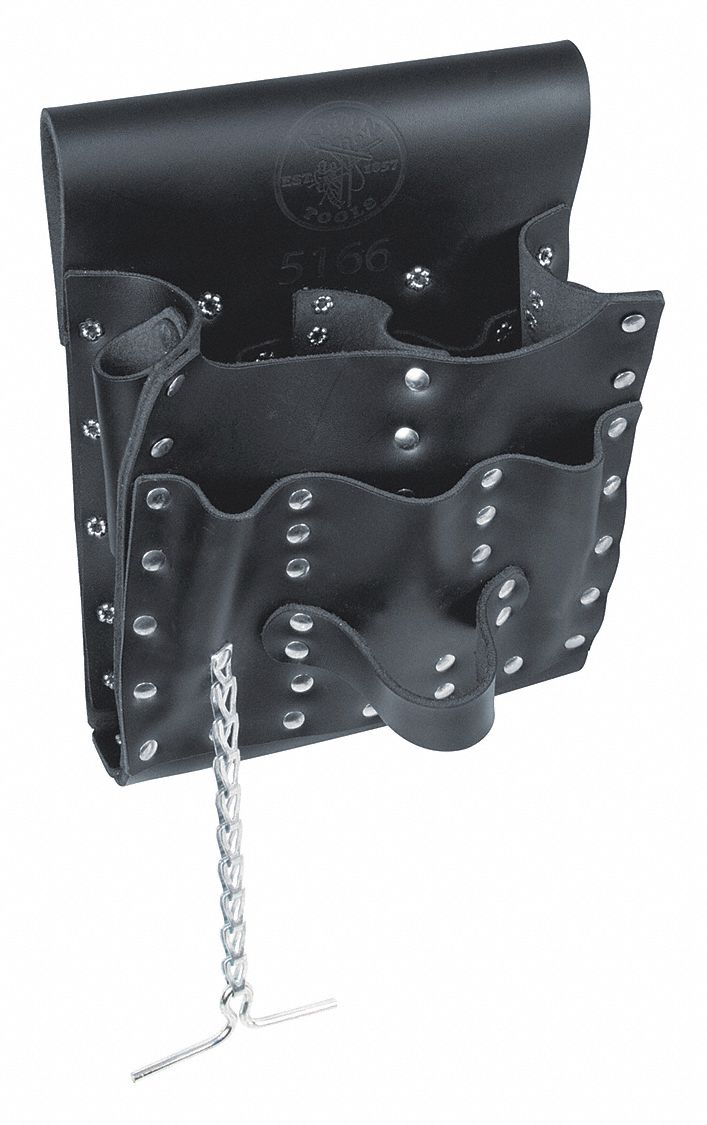 Black Tool Pouch Leather