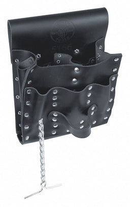 Black Tool Pouch Leather