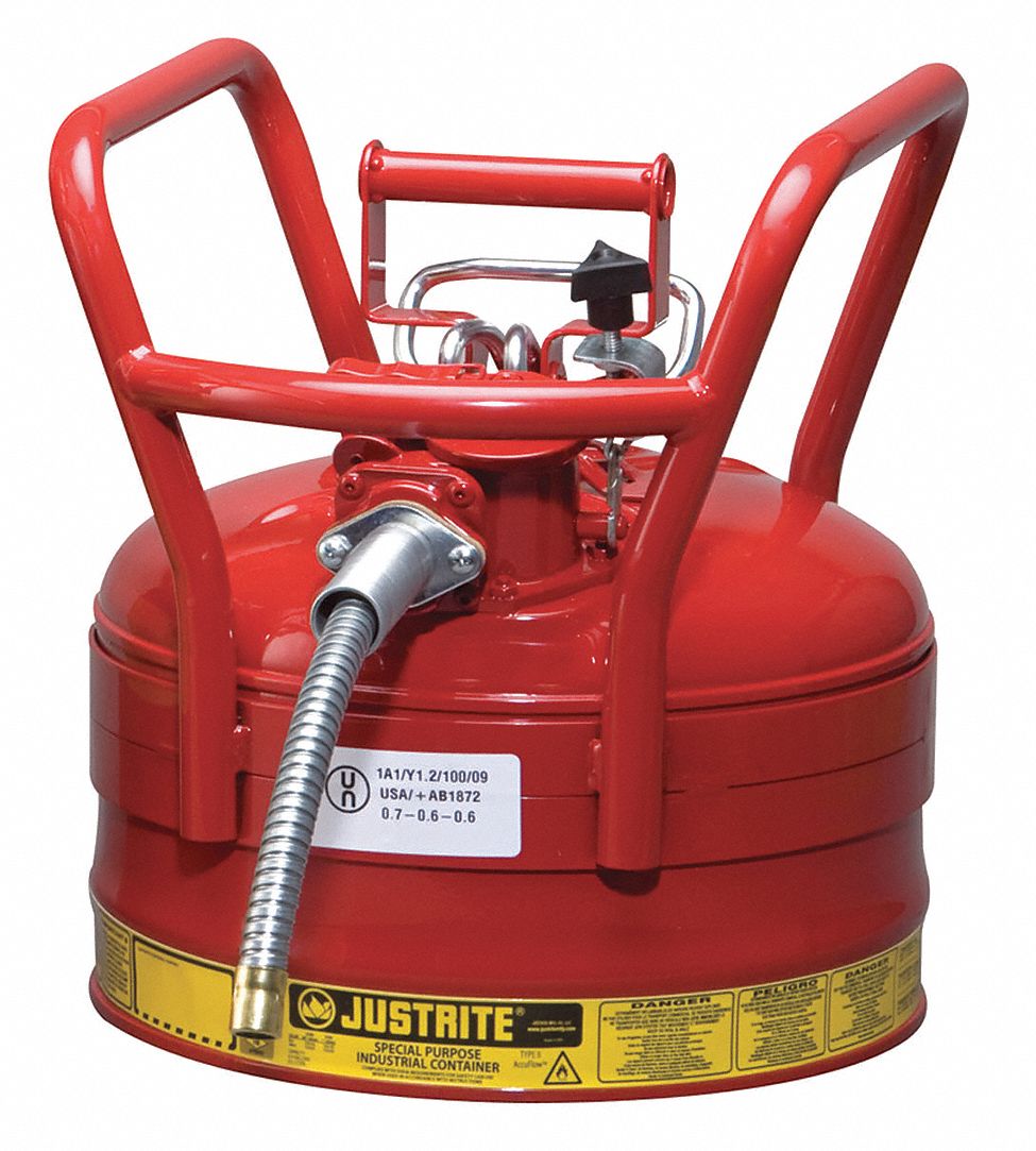 Type II DOT Safety Can Red 16-1/2 in H