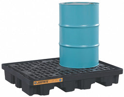 Drum Spill Cntnmnt Pallet 2 Drum 2.5k lb
