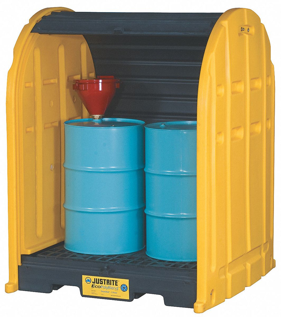 Cvrd Drum Spl Cntnmnt Palet 75-1/4 in H