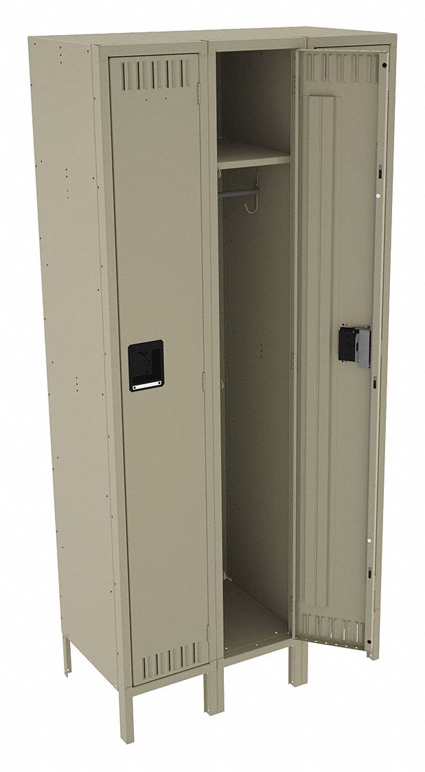 F0416 Lckr 1x3Lckr Sand 78 x36 x18 UnAssm