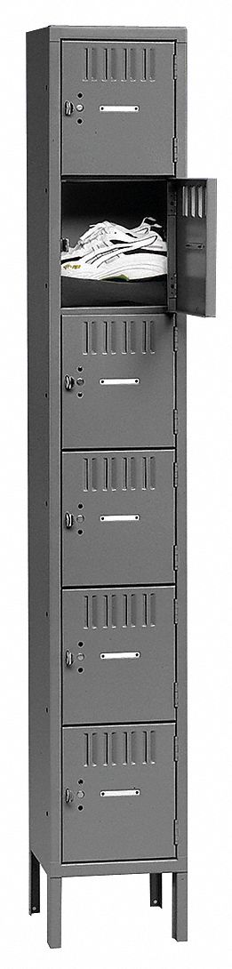 Bx Lckr 6x1Lckr Gray 78 x12 x18 UnAssm