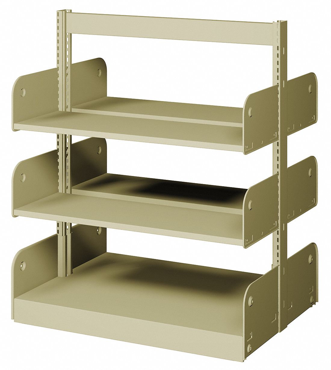 Open-File Shelves 42 H Champagne/Putty