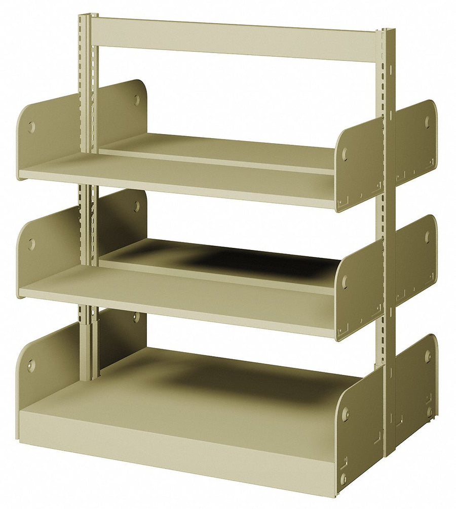 Open-File Shelves 42 H Champagne/Putty