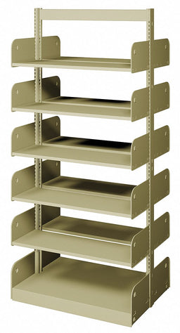 Open-File Shelves 78 H Champagne/Putty