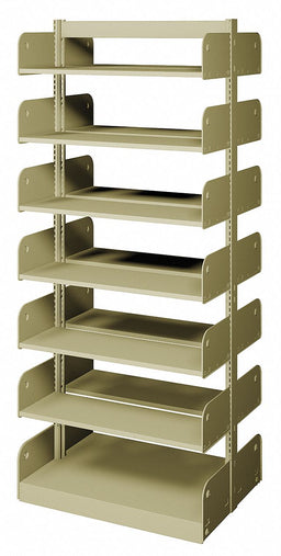 Open-File Shelves 84 H Champagne/Putty